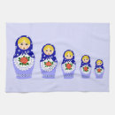 Search for russian tea towels Matryoshka