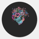 Search for skull round stickers Rose