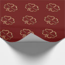Search for four leaf clover wrapping paper Good luck