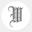 Search for initial w stickers Elegant