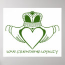 Search for irish claddagh posters Heart