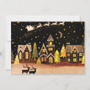 Search for vintage winter village christmas cards Tree
