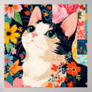 Search for whimsical cat art Pattern