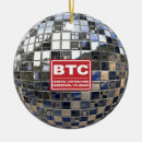 Search for disco ball christmas tree decorations 70s