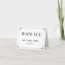 Search for great gatsby thank you cards Gold