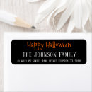 Search for happy birthday party return address labels Black