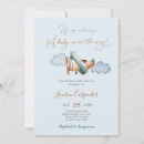 Search for aeroplane baby boy shower invitations Blue