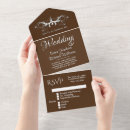 Search for chocolate brown wedding invitations Contemporary