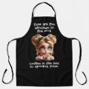 Search for funny girl aprons Cartoon