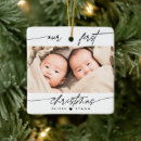 Search for twins first christmas tree decorations Twin babies