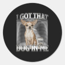Search for dog chihuahua stickers Vintage