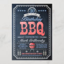 Search for bbq 30th birthday invitations Vintage