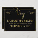 Search for black damask invitations Chic