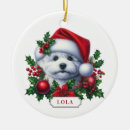 Search for maltese christmas tree decorations Red