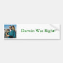 Search for theory of evolution bumper stickers Darwin