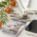 Search for cute animals rectangular key rings For him