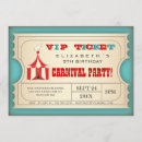 Search for big top circus tent invitations Vintage
