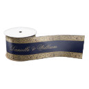 Search for navy blue and gold ribbon Vintage