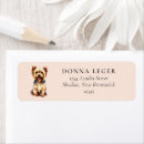 Search for yorkie puppy return address labels Yorkshire