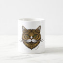 Search for moustache cat mugs Funny