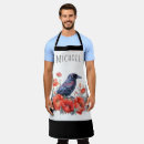 Search for bird lover aprons Watercolor