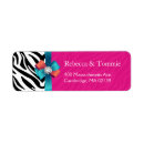 Search for pink zebra labels Elegant