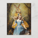 Search for vintage rabbit postcards Alice