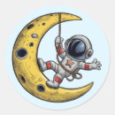Search for cartoon astronauts stickers Galaxy