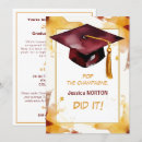 Search for mortarboard invitations Party