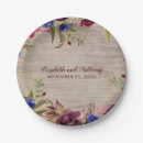 Search for rustic wedding plates Floral