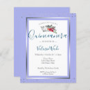 Search for light blue quinceanera invitations Quinceañera