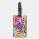 Search for boho luggage tags Flowers