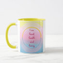 Search for i am affirmation mugs Pink