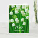 Search for lily of the valley birthday cards White flower