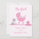 Search for carriage baby girl shower invitations Newborn