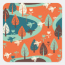 Search for vintage scene stickers Forest