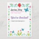 Search for spring fling invitations Flowers