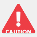 Search for red triangle stickers Safety