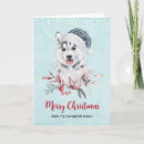 Search for husky christmas cards Dog