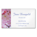 Search for cherry blossoms business cards Cosmetologist
