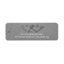 Search for hearts in sand return address labels Couple