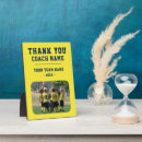 Search for football plaques Thank you coach