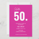 Search for hot pink invitations Fifty