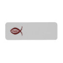 Search for christian fish return address labels Religious