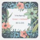 Search for spring square wedding stickers Green