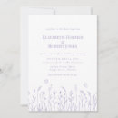 Search for purple butterfly wedding invitations Wildflowers