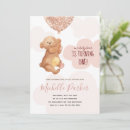 Search for teddy bear 1st birthday invitations Balloon