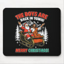 Search for boy mousepads Santa