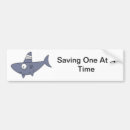 Search for saving bumper stickers Shark