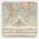 Search for world atlas stickers Lithographed